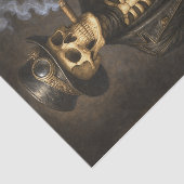 Meneer Skelly Tissuepapier (Detail)