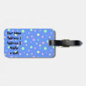 Meneer Sneeuwman Bagagelabel (Achterkant horizontaal)