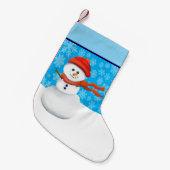 Meneer Sneeuwman Kleine Kerstsok (Voorkant (Hangend))