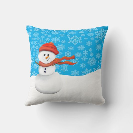 Meneer Sneeuwman Kussen (Achterkant)