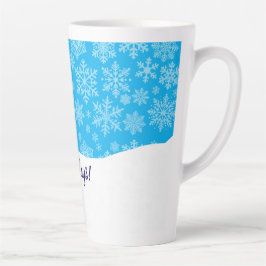 Meneer Sneeuwman Prettige Feestdagen Latte Mok