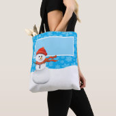 Meneer Sneeuwman Tote Bag (Dichtbij)