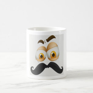 Meneer snor koffiemok