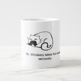 Meneer Snorharen Grote Koffiekop