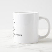 Meneer Snorharen Grote Koffiekop (Rechts)
