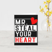 Meneer Steelt Je Hart Voor Jongens Peuters Valenti Kaart (Gele Bloem)