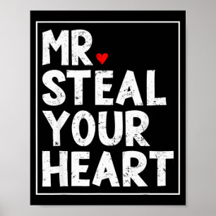 Meneer steelt je hart voor jongens peuters Valenti Poster