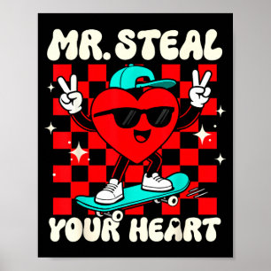 Meneer steelt je hart voor jongens peuters Valenti Poster