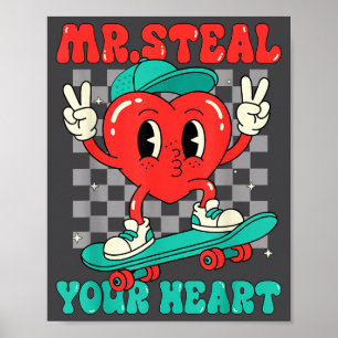 Meneer steelt je hart voor jongens peuters Valenti Poster