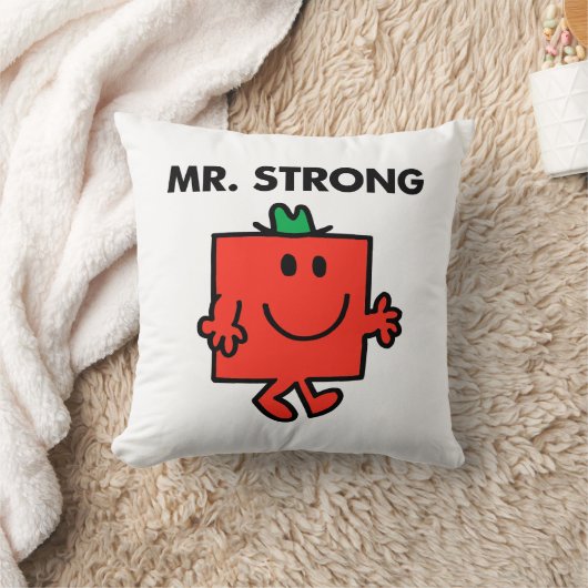 Meneer Sterk die Hallo Zegt Kussen (Deken)