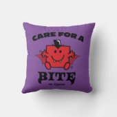 Meneer Sterk Zorg Voor Een Beet Halloween Kussen (Achterkant)