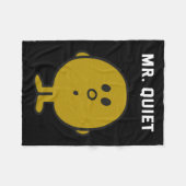 Meneer Stil Ontwerp Fleece Deken (Voorkant (Horizontaal))