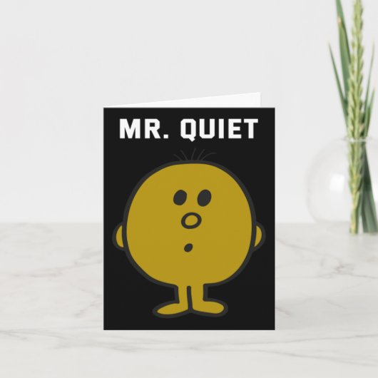 Meneer Stil Ontwerp Kaart (Voorkant)