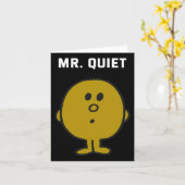 Meneer Stil Ontwerp Kaart (Gele Bloem)