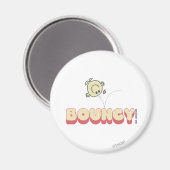 Meneer stuitert op zijn hoofd magneet (Voorkant / Achterkant)