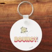 Meneer stuitert op zijn hoofd sleutelhanger (Voorkant)