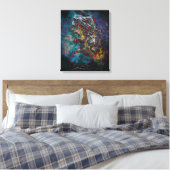 Meneer Temple Canvas Afdruk (Insitu (Slaapkamer))