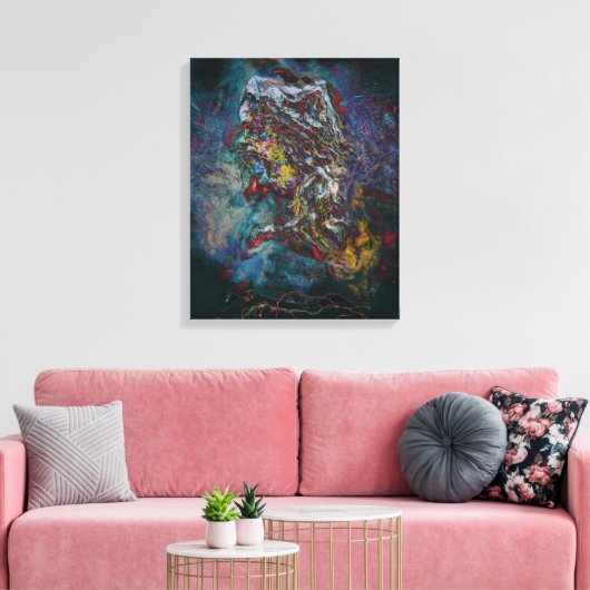 Meneer Temple Canvas Afdruk (Insitu (Woonkamer))