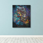 Meneer Temple Canvas Afdruk (Insitu (Houten vloer))