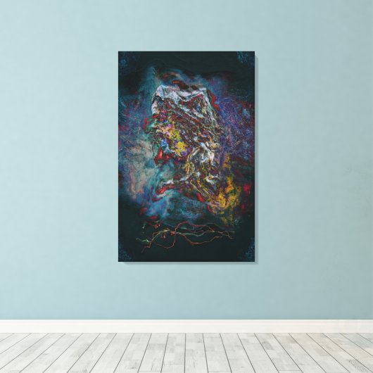 Meneer Temple Canvas Afdruk (Insitu (Houten vloer))