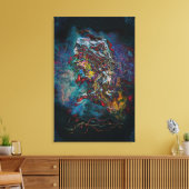 Meneer Temple Canvas Afdruk (Insitu (Woonkamer))