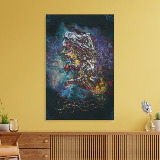 Meneer Temple Canvas Afdruk (Insitu (Woonkamer))