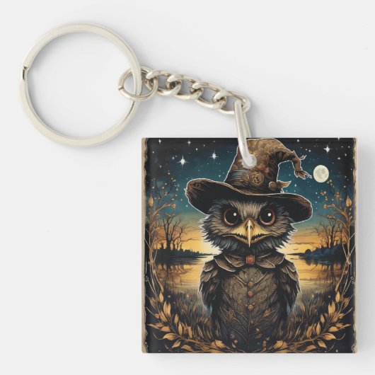 Meneer Uil Sleutelhanger (voorkant)