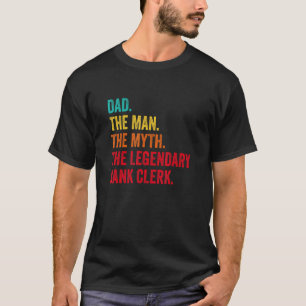 Meneer Vader De Man De Mythe De Legendarische Bank T-shirt