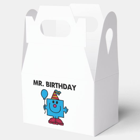 Meneer Verjaardag | Gelukkige Verjaardag Ballon Bedankdoosjes (Geopend)