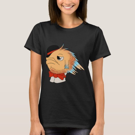 Meneer Vis en zijn hoed T-shirt (Voorkant)