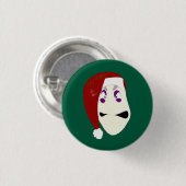 Meneer Williams Bah Humbug kerstmis Ronde Button 3,2 Cm (Voorkant /achterkant)