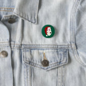 Meneer Williams Bah Humbug kerstmis Ronde Button 3,2 Cm (In situ)