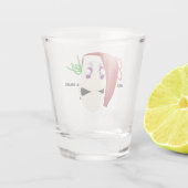 Meneer Williams Bah Humbug kerstmis Shot Glas (Achterkant)