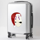 Meneer Williams Bah Humbug kerstmis Sticker (Koffer)