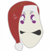 Meneer Williams Bah Humbug kerstmis Sticker (Voorkant)