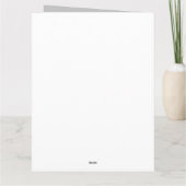 Meneer ziet er goed uit en kookt Happy Vaderdag Kaart (Achterkant)