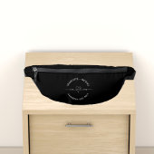 Meneer zwart wit pasgetrouwden heuptasje