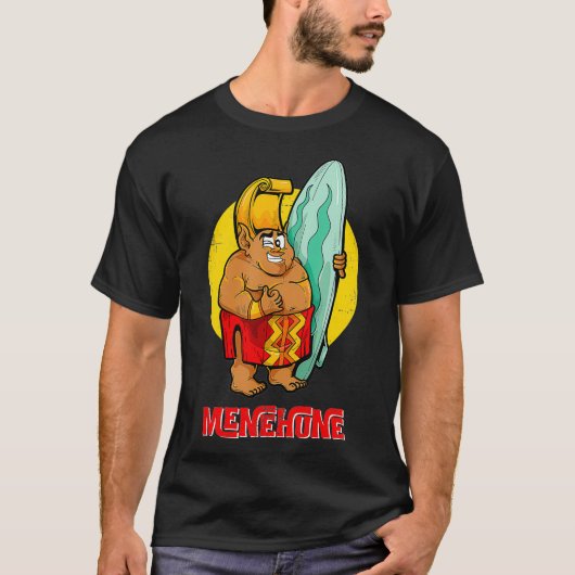 Menehune Hawaii Island Mythology Dwarf People Gnom T-shirt (Voorkant)