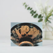 Menelaos, vergezeld van Aphrodite Briefkaart (Staand voorkant)