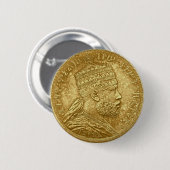 Menelik King Pin Ronde Button 5,7 Cm (Voorkant /achterkant)