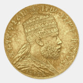 Menelik King Sticker (Voorkant)