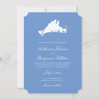 Menemsha Martha's Vineyard Elegant Map Wedding Kaart