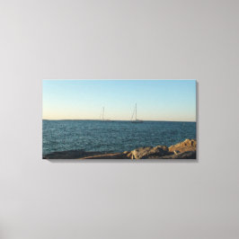 Menemsha over Martha's Vineyard Art Canvas Afdruk