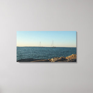 Menemsha over Martha's Vineyard Art Canvas Afdruk