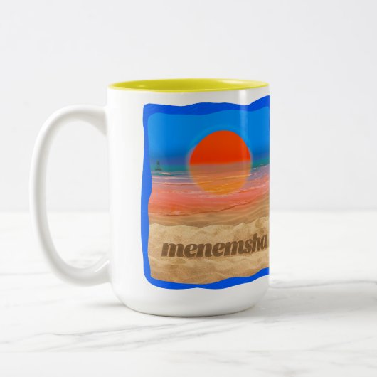 Menemsha Sunset Morning Coffee Mok (Links)
