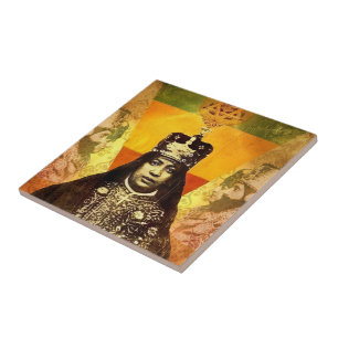 Menen Asfaw Haile Selassie HEM Jah Rastafari Tegeltje
