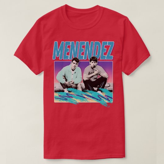 Menendez Brothers 90s True Crime Aesthetic T-shirt (Design voorkant)