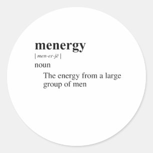 MENERGIE 2 RONDE STICKER