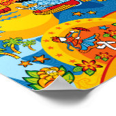 Meng Brasil door Mônica Fuchshuber Poster (Hoek)