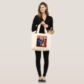 Meng de Em niet Grote Tote Bag (Voorkant (model))
